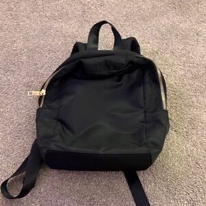 a new day Black Nylon Backpack